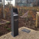 Benches, litter bins, cycle stands, ashtrays, bollards, and ground sockets supplied by Larkin Engineering at University College Dublin campus
